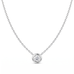 Celebritka-Kruh-Číry zirkón-Anker-Biele zlato-14k
