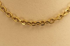 Retiazka- vzor Anker- vysoký lesk- pozlátená chirurgická oceľ