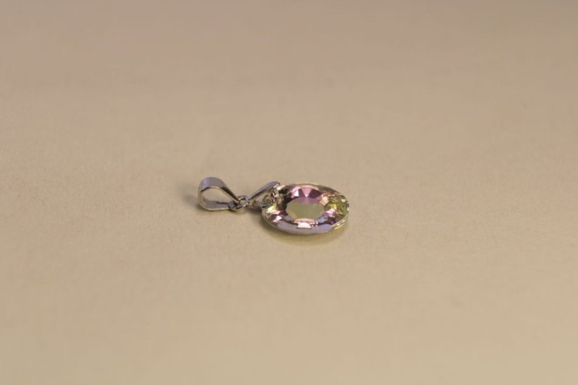 Prívesok- swarovski crystals- striebro