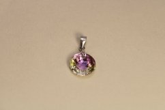 Prívesok- swarovski crystals- striebro