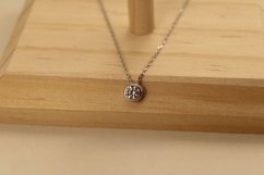 Celebritka - číry zirkón - biele zlato - 14k