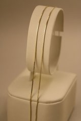 Zlatá retiazka - cube - žlté zlato -14 karátov