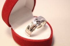 Prsteň- obrúčka v hladkom prevedení- chirurgická oceľ