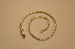 Náramok - Fox- kombinované zlato-14 karátov